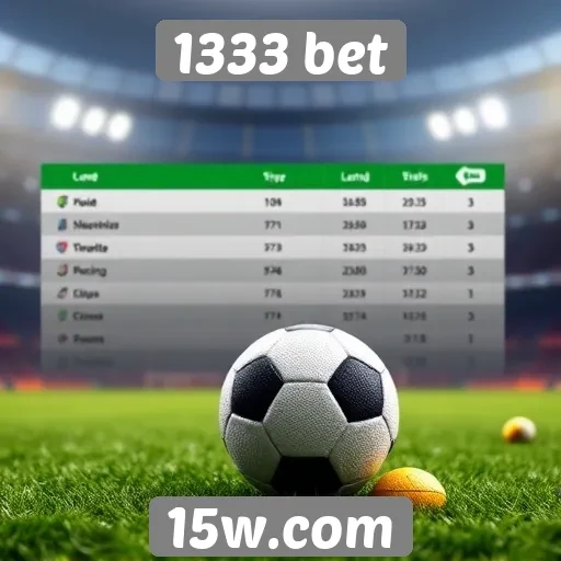 Comparação de odds no 1333 bet
